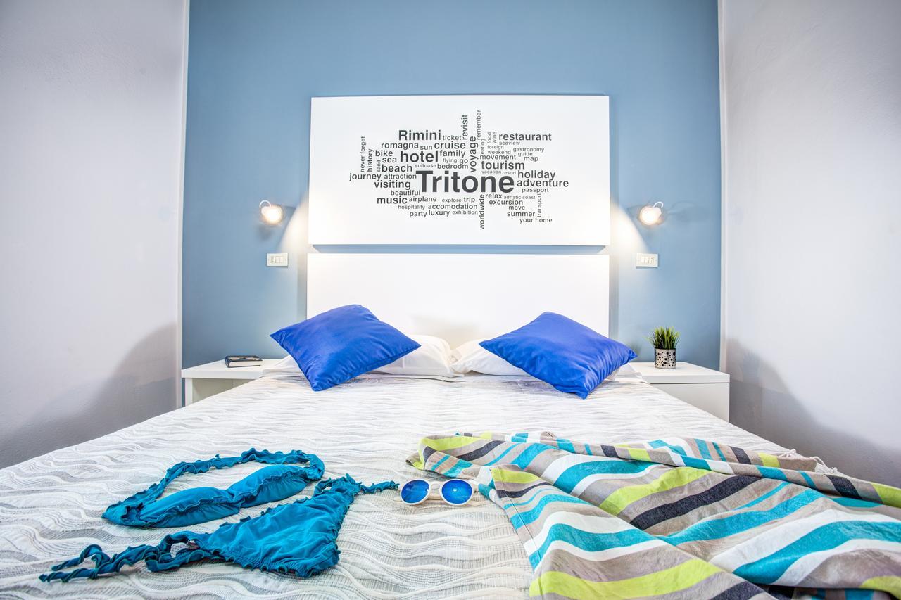 Hotel Tritone Rimini Exteriör bild